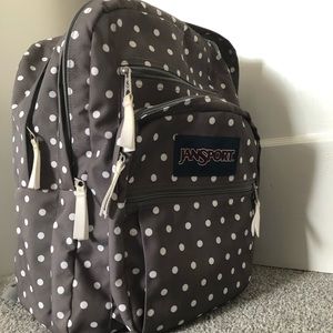 Jansport polkadot student backpack